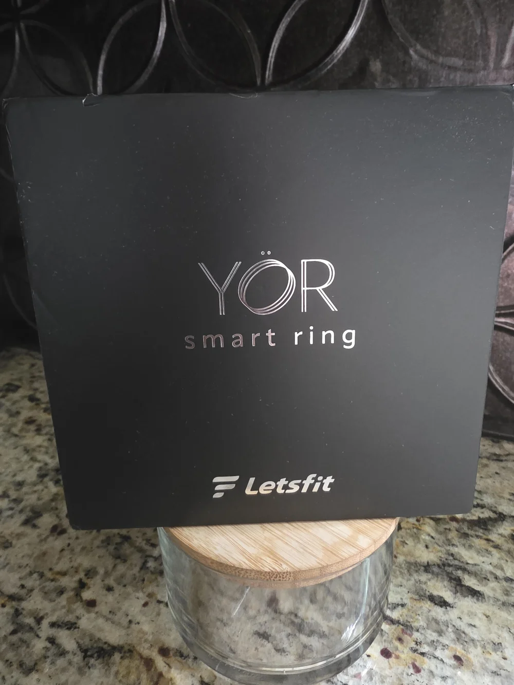 YÖR Smart Ring by Letsfit - Gun Metal Size 10